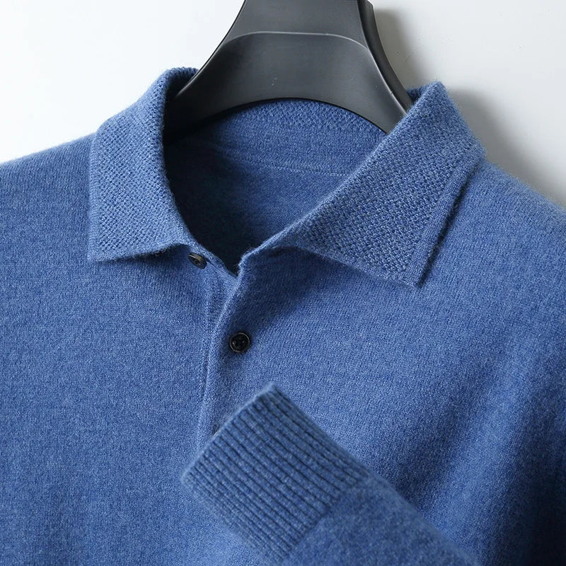 Men's everyday comfort cardigan. Classic style long sleeve outerwear, perfect for versatile layering.