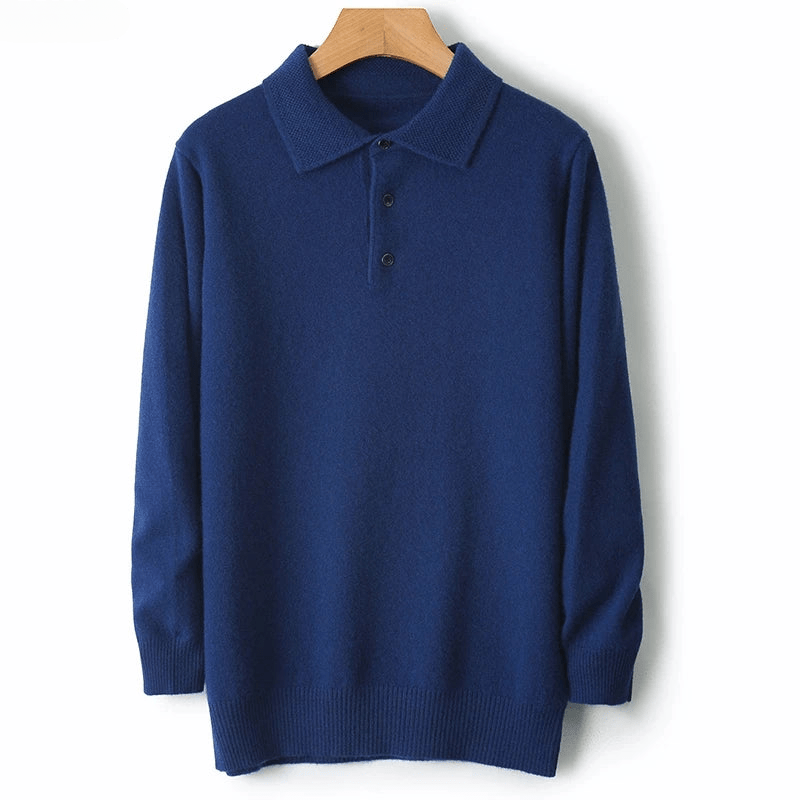 Comfortable men's long sleeve cardigan. Versatile everyday outerwear with classic style for layering.