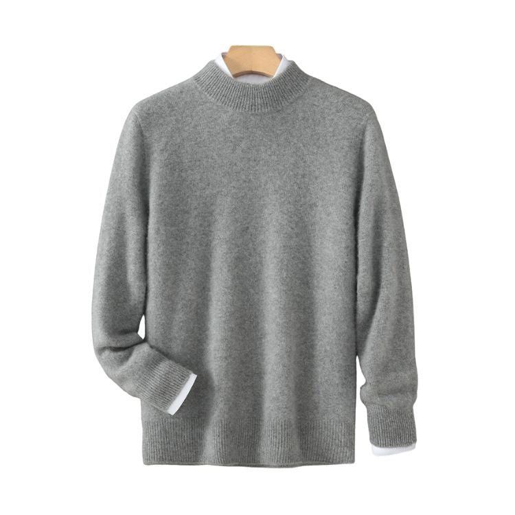 Men's modern pullover sweater, a comfortable and versatile piece for fall and winter casual wear.