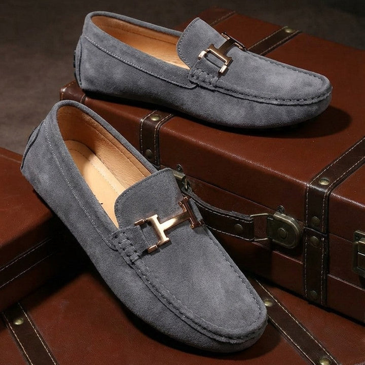 Men's comfortable slip-on loafers styled for everyday wear. Refined classic footwear, perfect for a smart casual look.