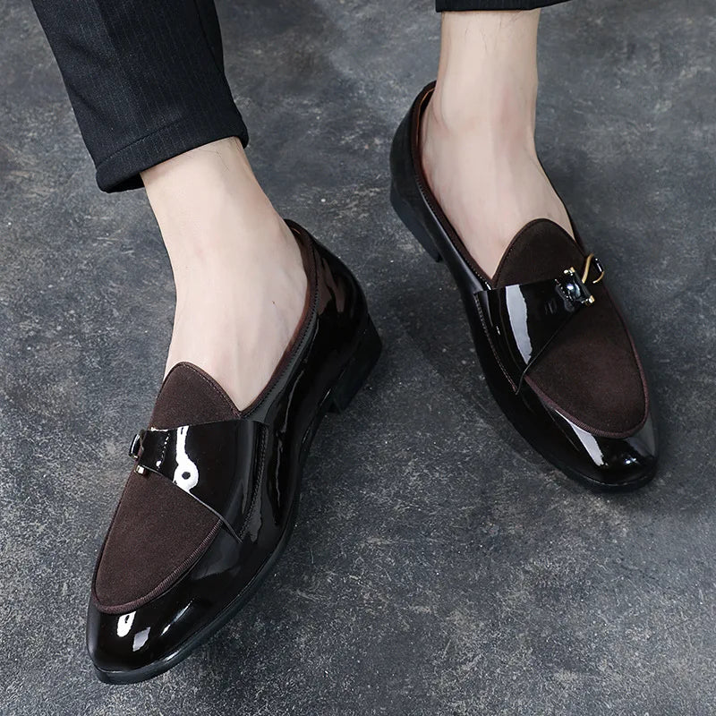 Premium men's Regal leather loafers. Versatile formal/casual slip-on shoes for a timeless, polished look.