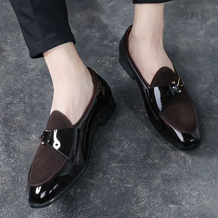 Premium men's Regal leather loafers. Versatile formal/casual slip-on shoes for a timeless, polished look.