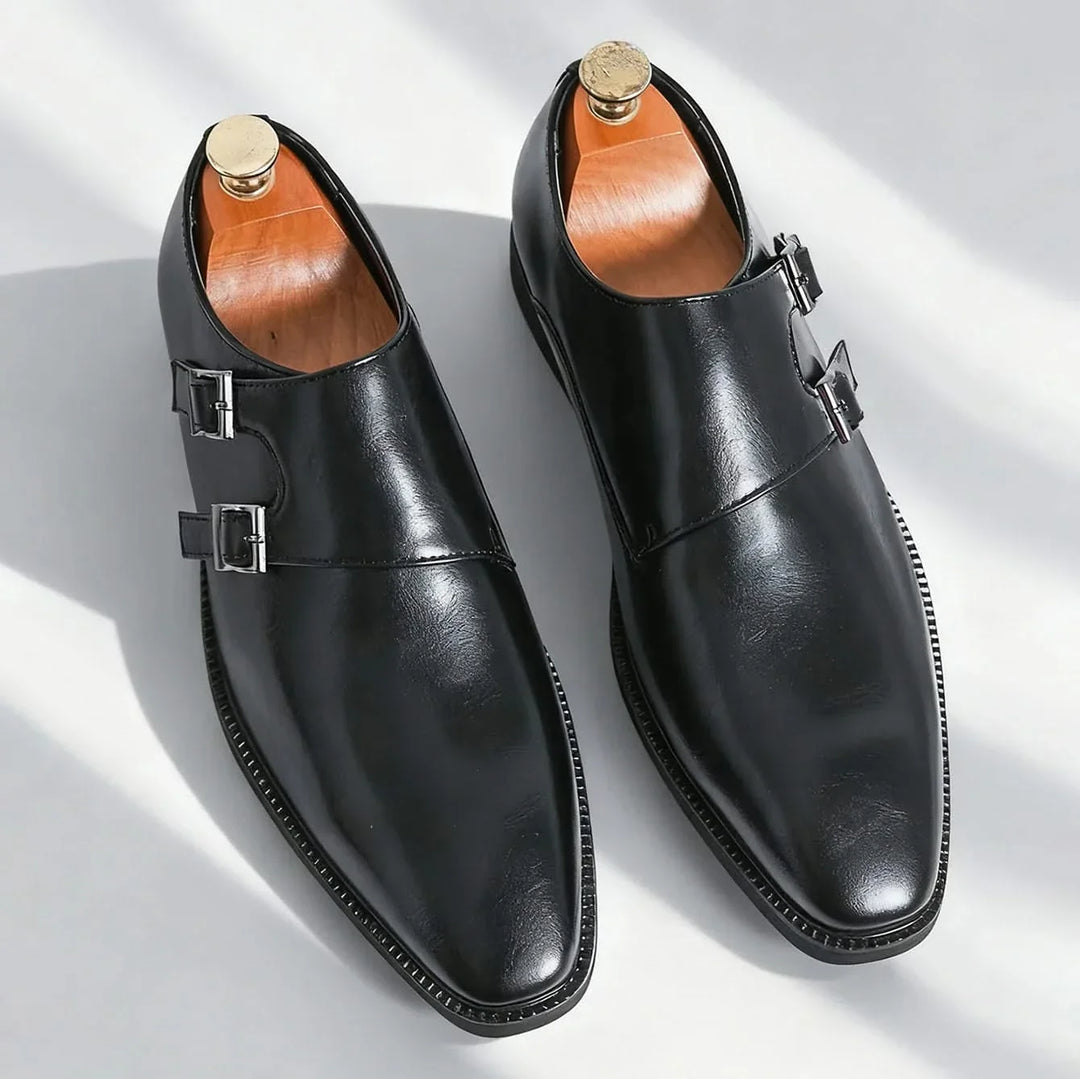 Versatile men's Regent Monk Loafers. Sleek dress shoes for formal events, business casual, and everyday comfort.