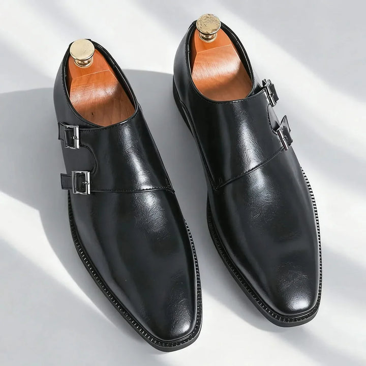Versatile men's Regent Monk Loafers. Sleek dress shoes for formal events, business casual, and everyday comfort.