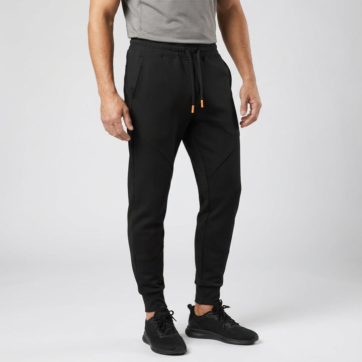 Jared men's regular fit fleece-lined jogging pants, perfect for cold weather sports.