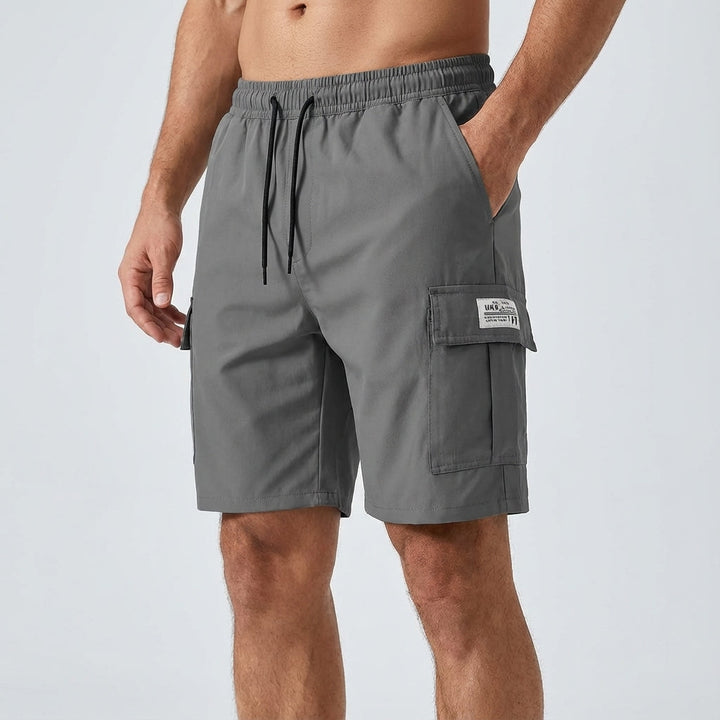Edward men's relaxed cargo shorts, elastic waist, perfect for everyday comfort and summer style