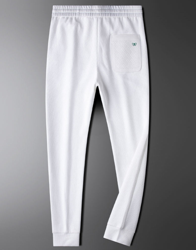 Men's black relaxed fit casual pants for comfortable, versatile everyday wear; modern & stylish.