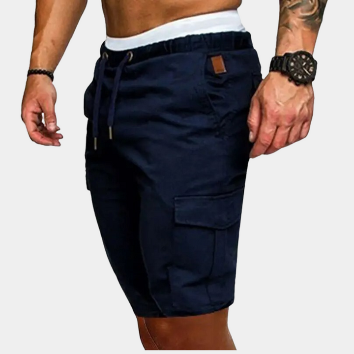 Comfortable men's casual shorts, versatile for summer outings, daily wear, and relaxing. Relaxed fit design.