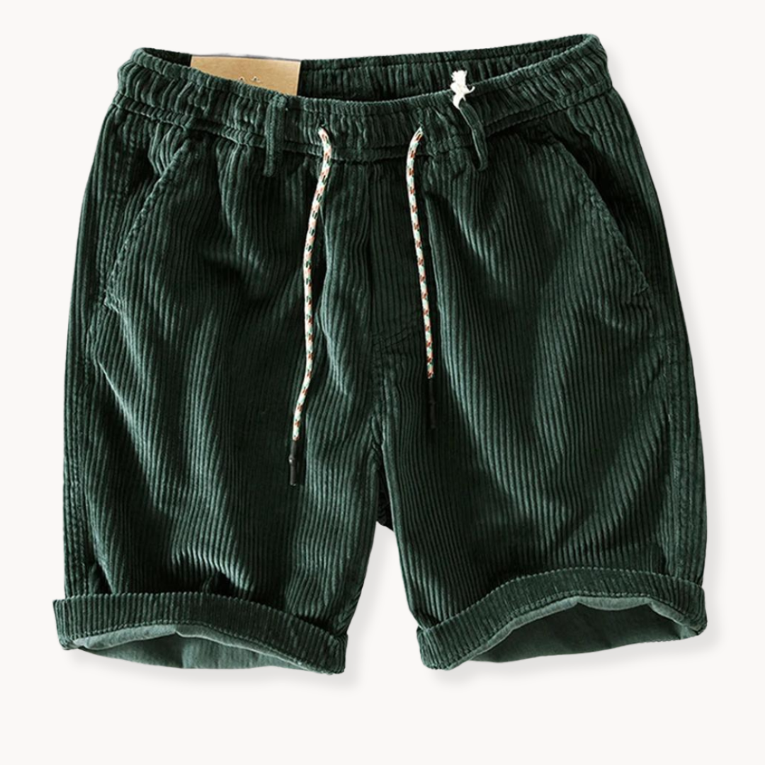 Stylish men's casual drawstring shorts in a relaxed fit. Great for beach, vacation, or summer fashion.