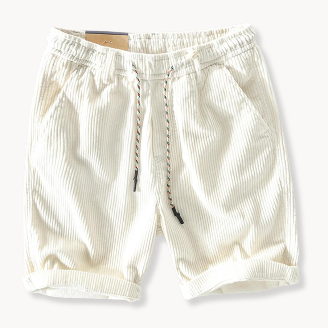 Comfortable men's relaxed fit shorts with an adjustable drawstring. Essential for casual everyday summer style.