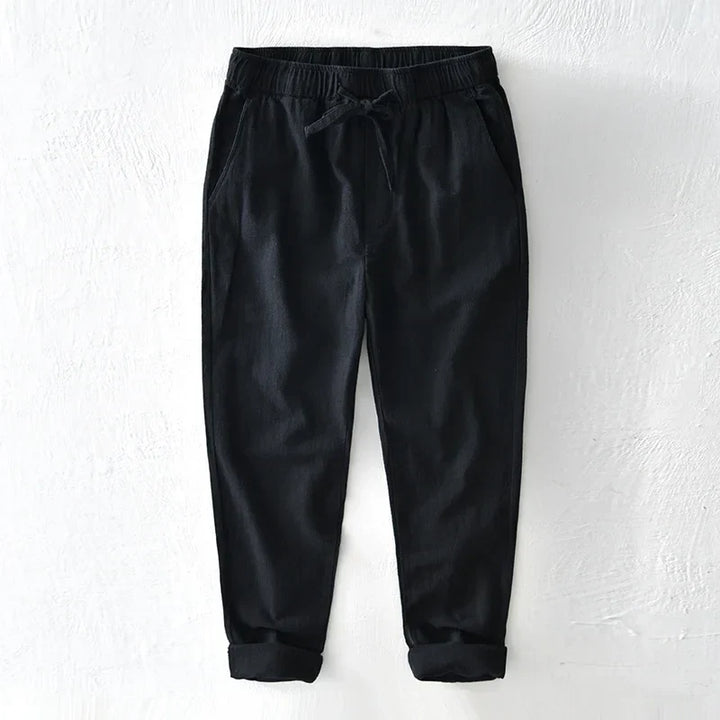 Versatile men's relaxed fit trousers, offering comfort and style for casual everyday wear in spring & summer.