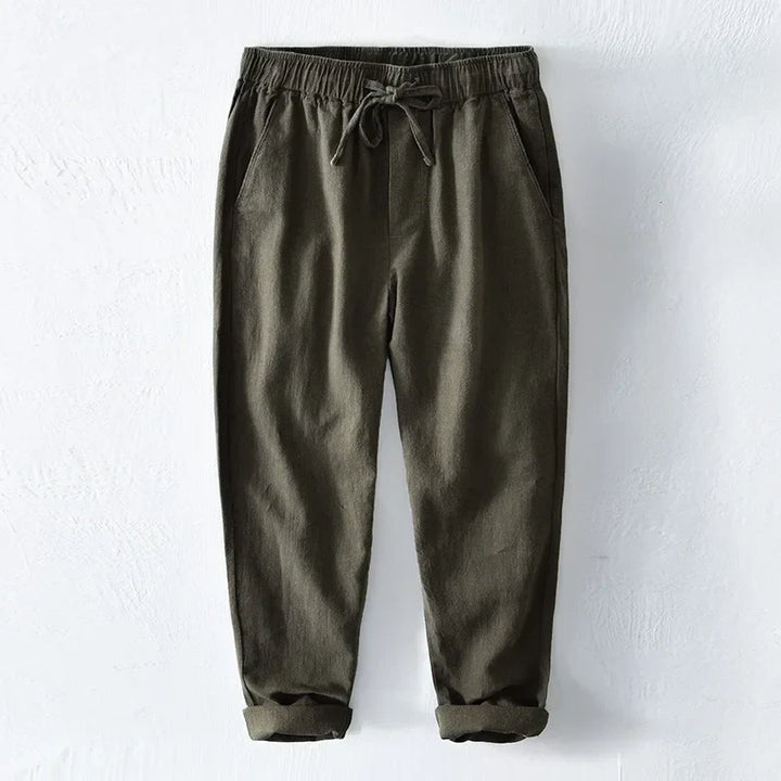 Stylish men's casual trousers, relaxed fit design ensures maximum comfort for everyday spring & summer outfits.