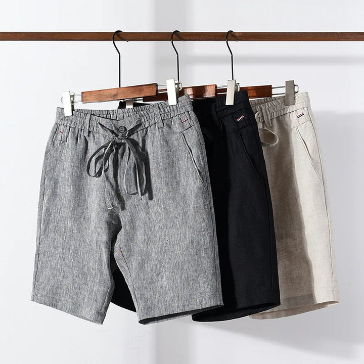 Men's relaxed fit summer shorts. Comfortable coastal style for beach, vacation, and everyday warm-weather fashion.