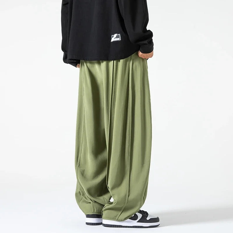 Men's relaxed fit lounge pants. Super comfortable casual trousers, perfect for home or errands.