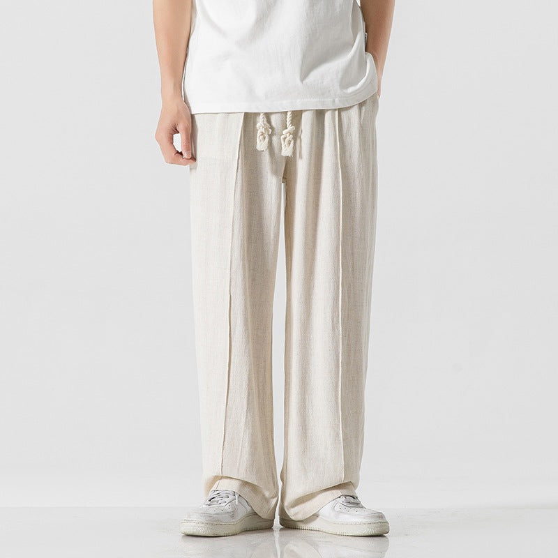 Men's relaxed fit comfort pants in modern style, perfect for everyday casual wear & effortless fashion.