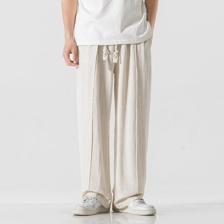 Men's relaxed fit comfort pants in modern style, perfect for everyday casual wear & effortless fashion.