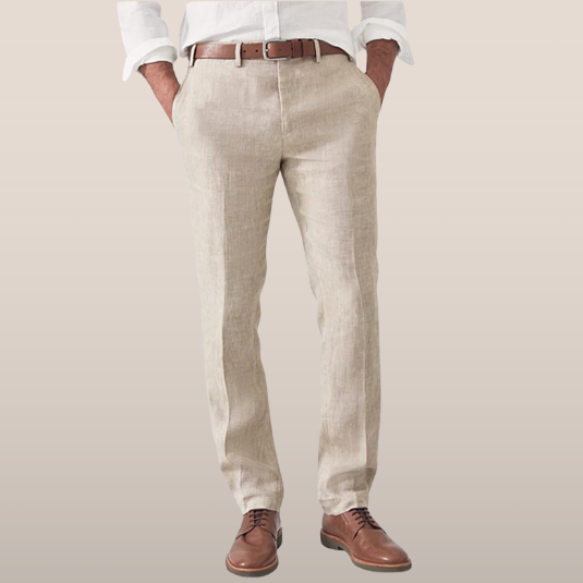 Men's relaxed fit harem casual pants with elastic waist, perfect for everyday summer comfort.