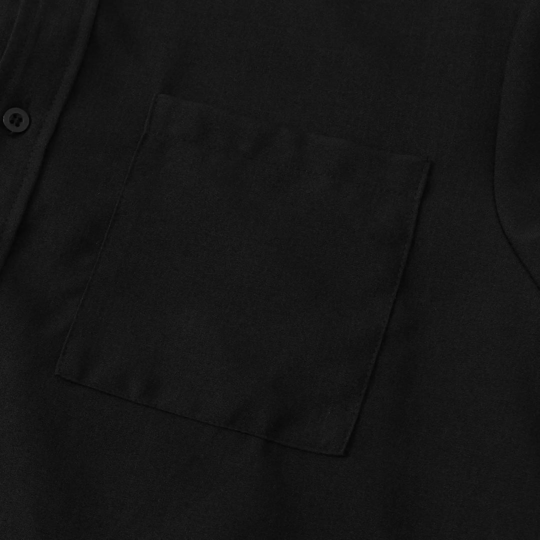 Men's casual stand collar short sleeve shirt, relaxed fit, perfect for summer adventures.