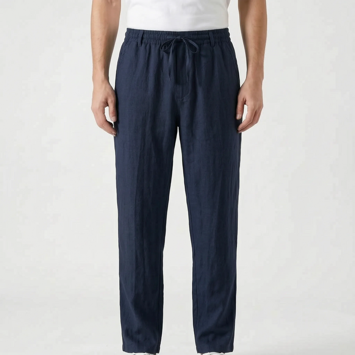 Versatile men's casual summer pants. Relaxed fit, straight leg, excellent for spring & summer style.