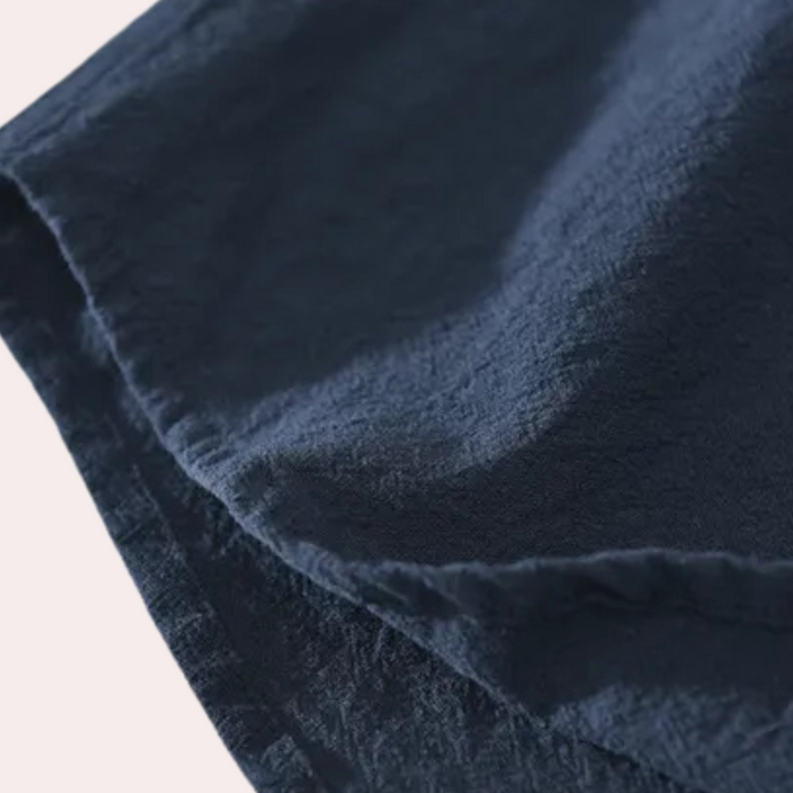 Casual men's summer shirt, relaxed fit, short sleeve, comfortable & stylish for warm days.