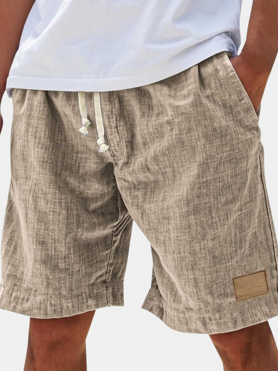 Men's relaxed fit summer shorts for warm weather comfort.