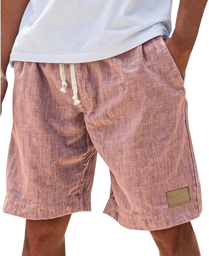 Stylish men's casual summer shorts, relaxed fit, perfect for warm weather fashion & comfort.