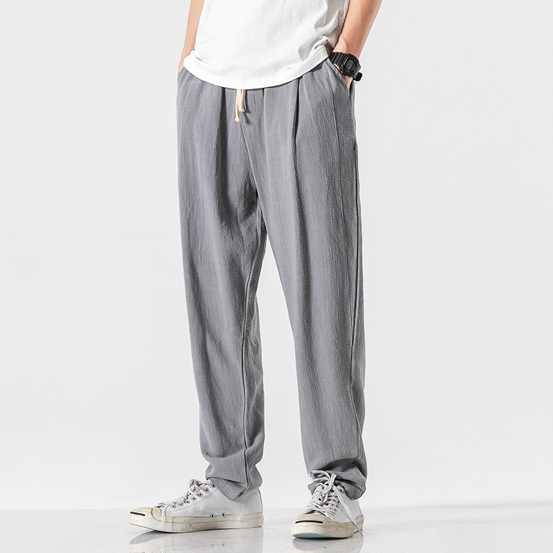 Versatile men's summer pants, comfortable & lightweight for warm weather style.