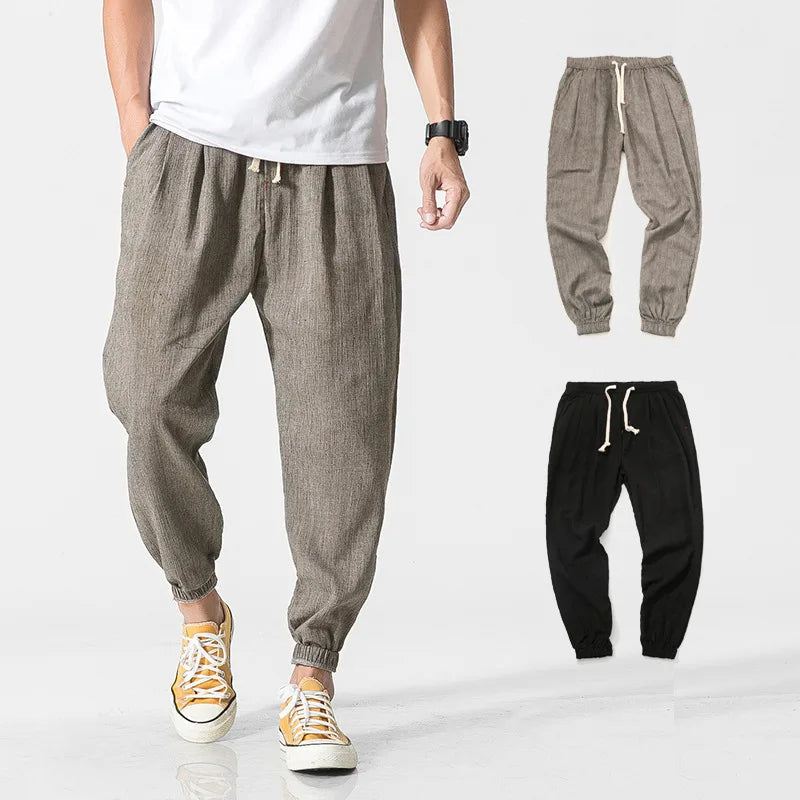 Men's relaxed fit tapered joggers for ultimate comfort & everyday casual wear.