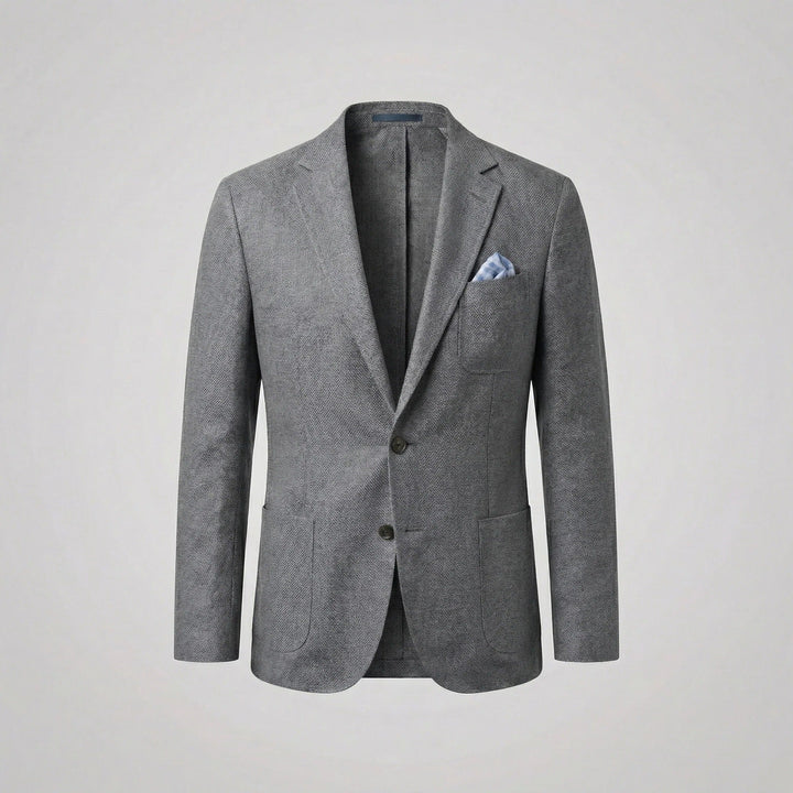 Stylish men's lightweight blazer jacket, perfect for smart casual or relaxed workwear.