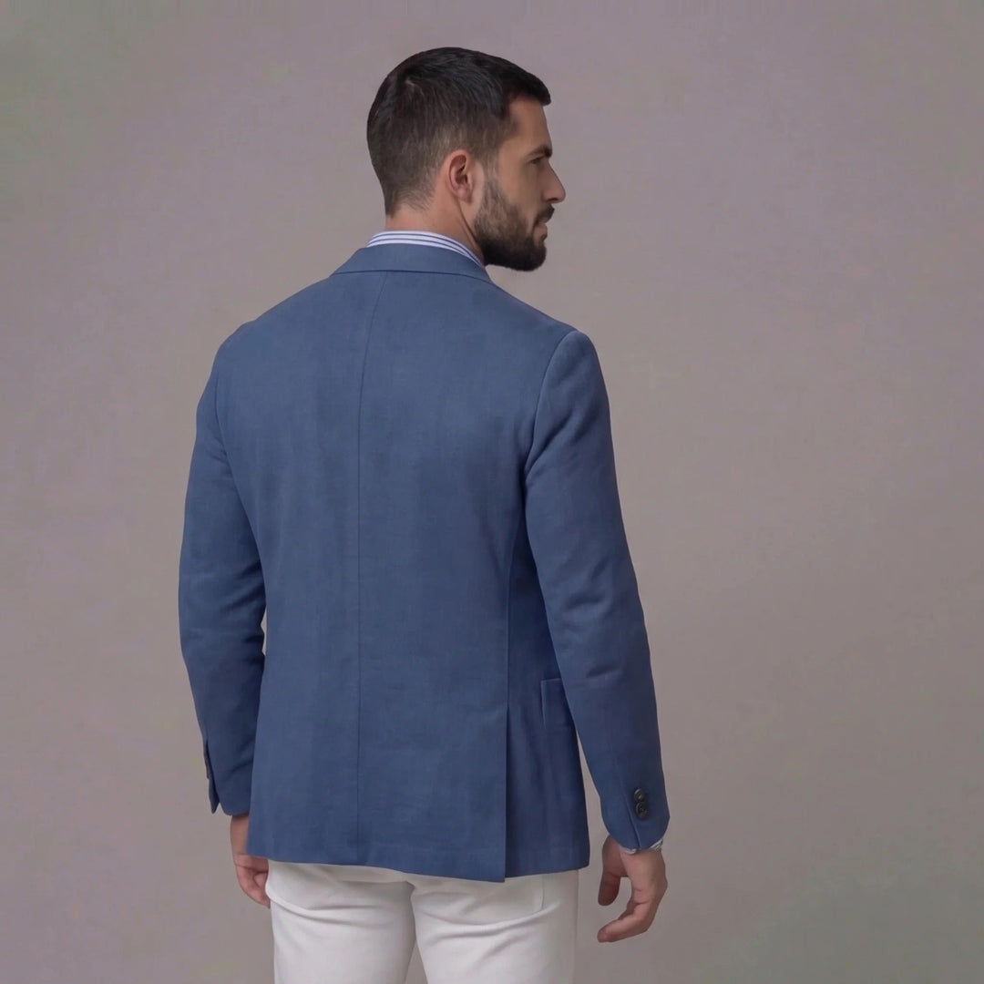 Effortless style men's lightweight blazer jacket, a must-have for modern casual fashion.