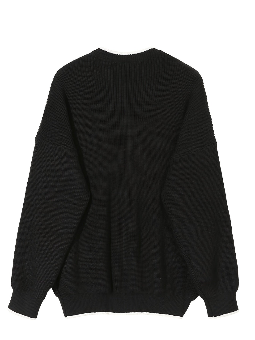 Men's casual striped half-zip sweater, offering warmth and style for winter & autumn.