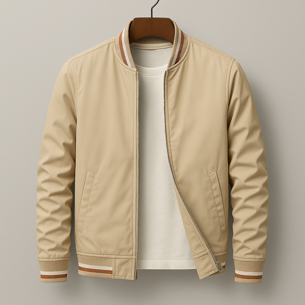 Durable Renley men's field jacket, high-quality fabric, military-style details. Lightweight & practical.