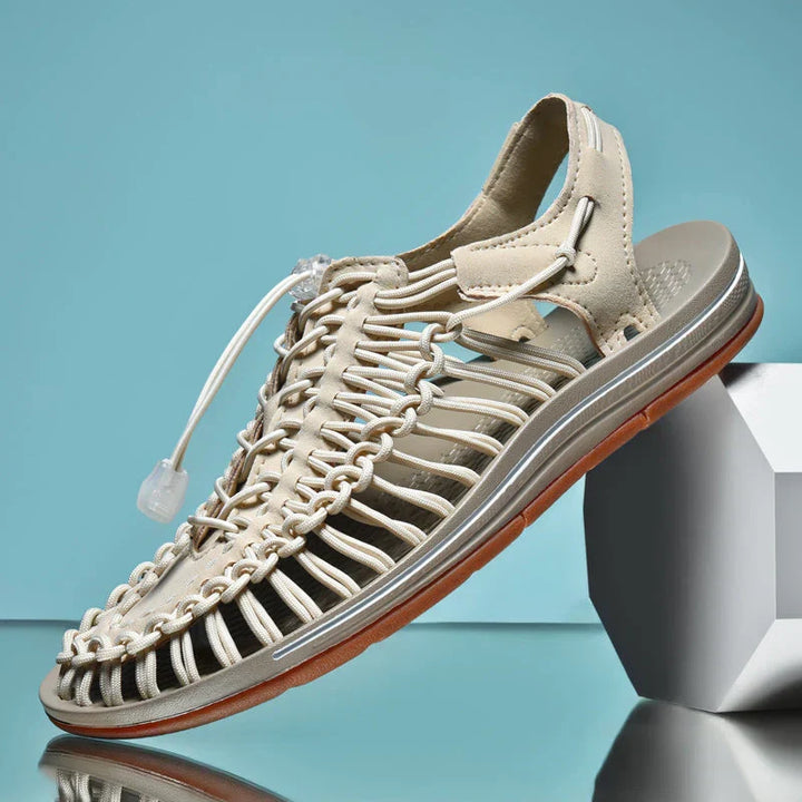 Men's Renzo mesh sandals: breathable, comfortable, lightweight, and stylish summer shoes for walking & beach.