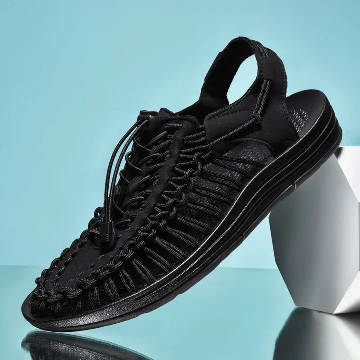 Renzo men's breathable mesh sandals. Stylish, lightweight, and comfortable summer shoes for everyday wear.