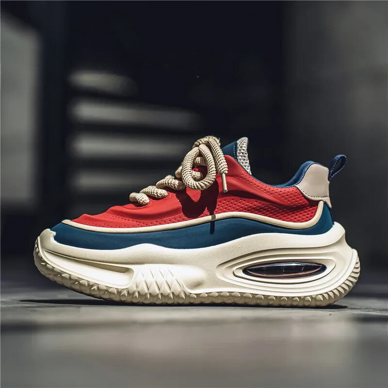 Men's Retro Dynasty Sneakers, a bold and stylish kick for casual wear. Comfortable and durable retro footwear.