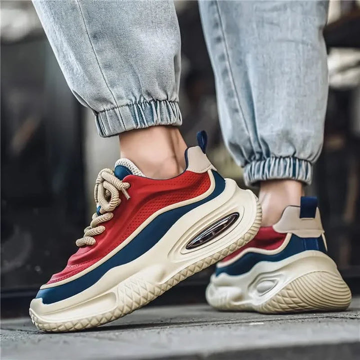 Durable Men's Retro Dynasty Sneakers, featuring a bold design & cushioned comfort for athletic-inspired casual wear.