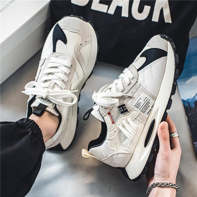 Men's comfortable retro skate sneakers, Y2K multi-color style, bold design athletic footwear for streetwear.