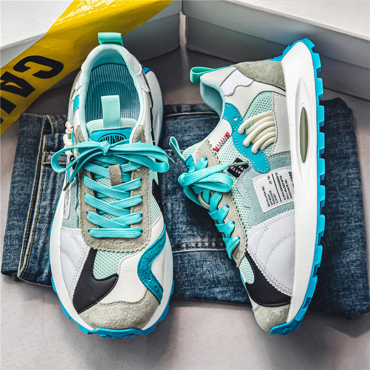 Comfortable men's Y2K retro skate sneakers, multi-color bold design, perfect for streetwear & active wear.