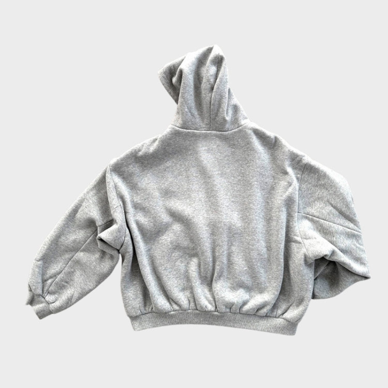 Streetwear men's reversible oversized hoodie, offering a relaxed fit and two unique, eye-catching designs.