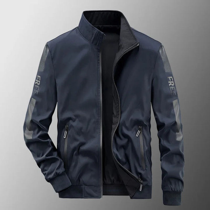 Casual men's reversible jacket, lightweight and waterproof, ideal for spring & summer fashion