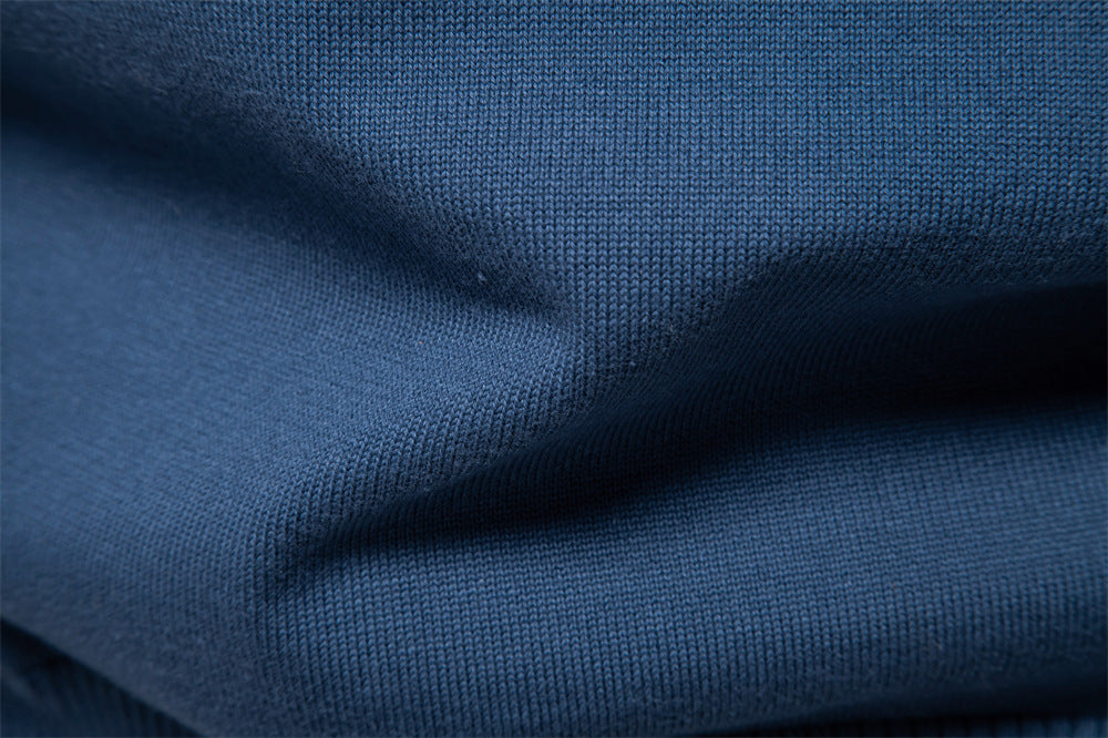 Versatile men's ribbed V-neck sweater, long sleeve, easy to dress up or down for any occasion.