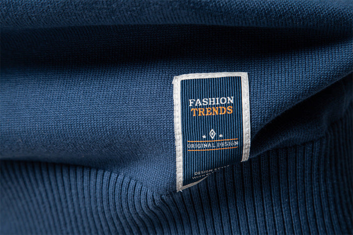 Men's casual ribbed V-neck sweater, slim fit, comfortable and stylish for everyday fashion.