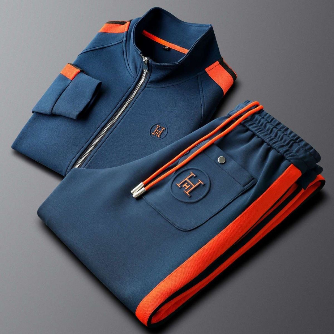 Men's Riviera Track Set, stylish athletic two-piece for comfort & active wear.