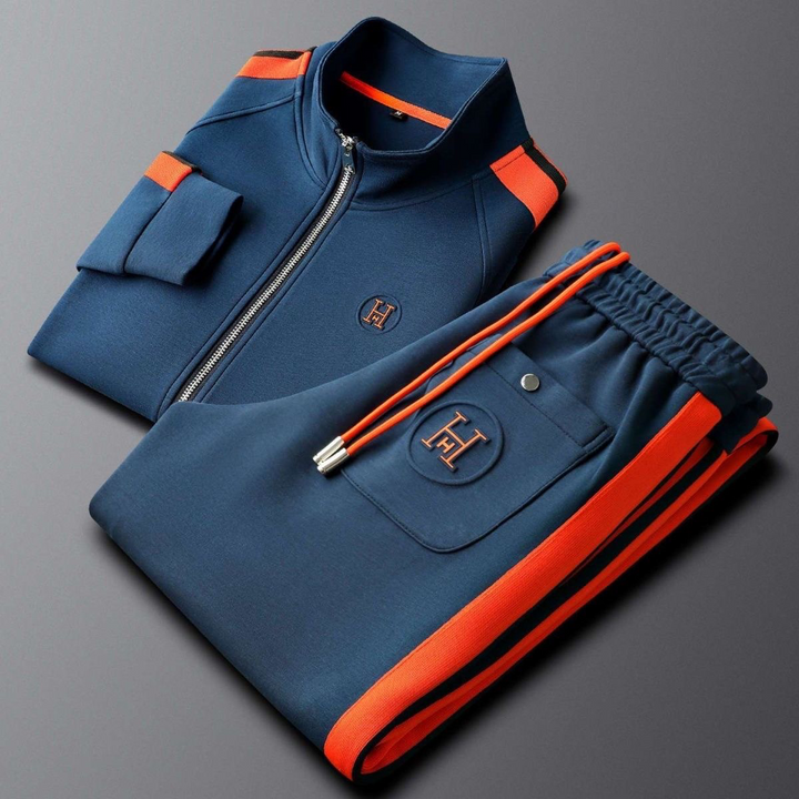 Men's Riviera Track Set, stylish athletic two-piece for comfort & active wear.
