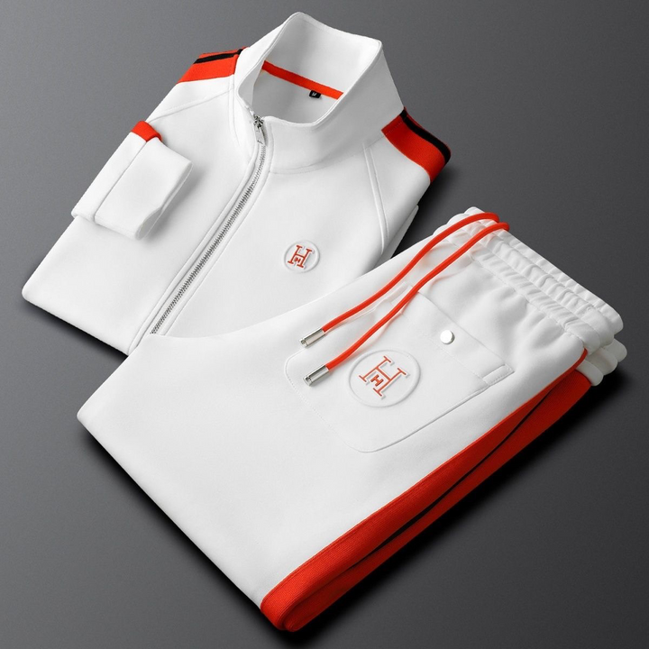 Athletic men's Riviera leisure wear set, offering stylish comfort for any activity.