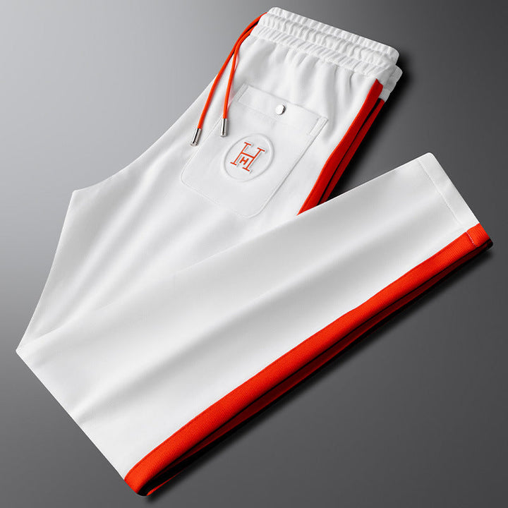 Men's fashion: Riviera track set, a modern two-piece for stylish loungewear.