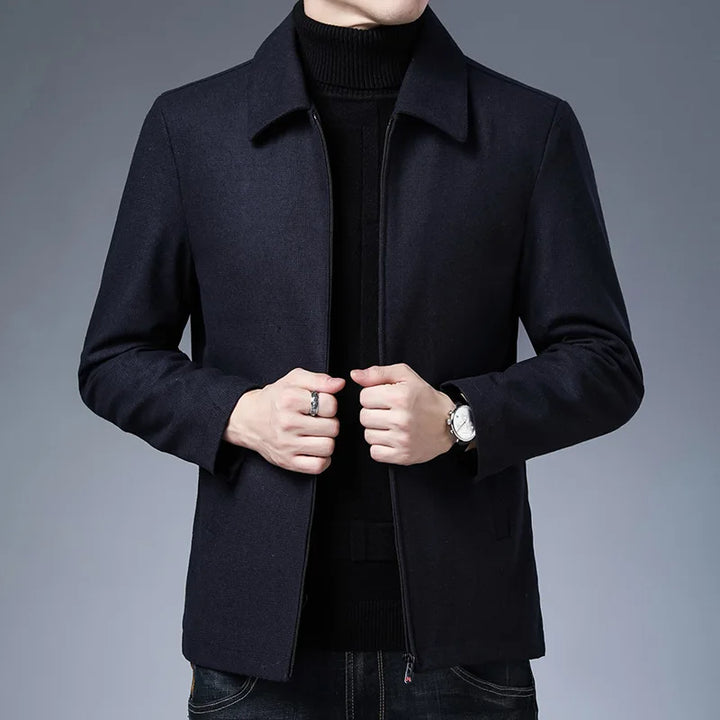 Men's Roberto Classic Tailored Jacket in a sleek, minimalist style for smart casual or formal wear.