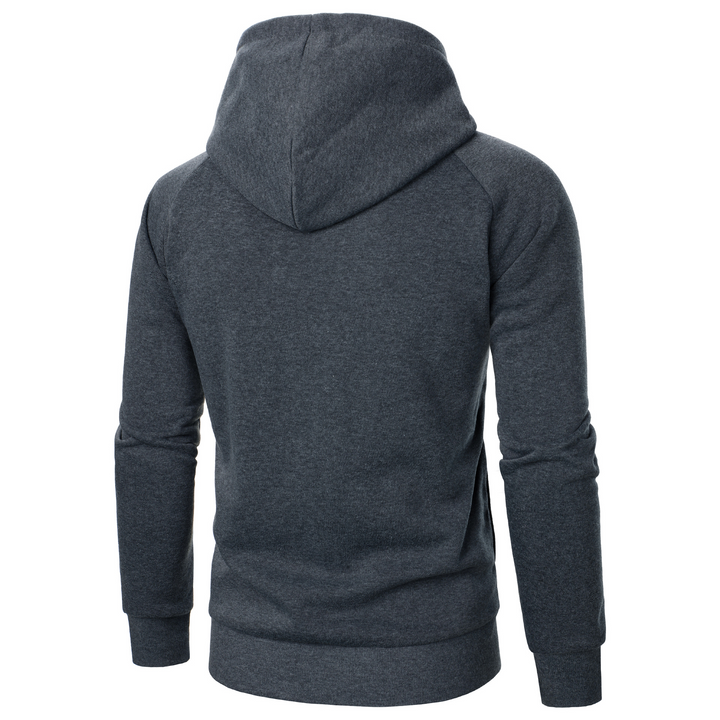 Casual men's hoodie, Rogue Flow Urban Stealth. Comfortable dark aesthetic layering piece for everyday wear.