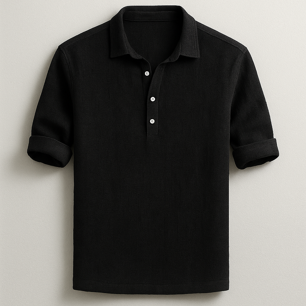 Men's Roman Henley shirt offering relaxed comfort & stylish versatility. Short sleeve casual top for men.