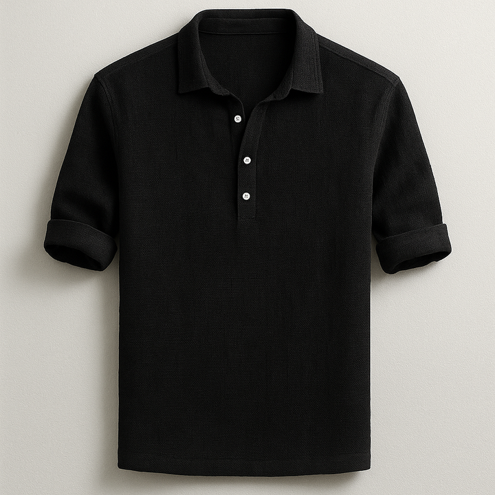 Men's Roman Henley shirt offering relaxed comfort & stylish versatility. Short sleeve casual top for men.